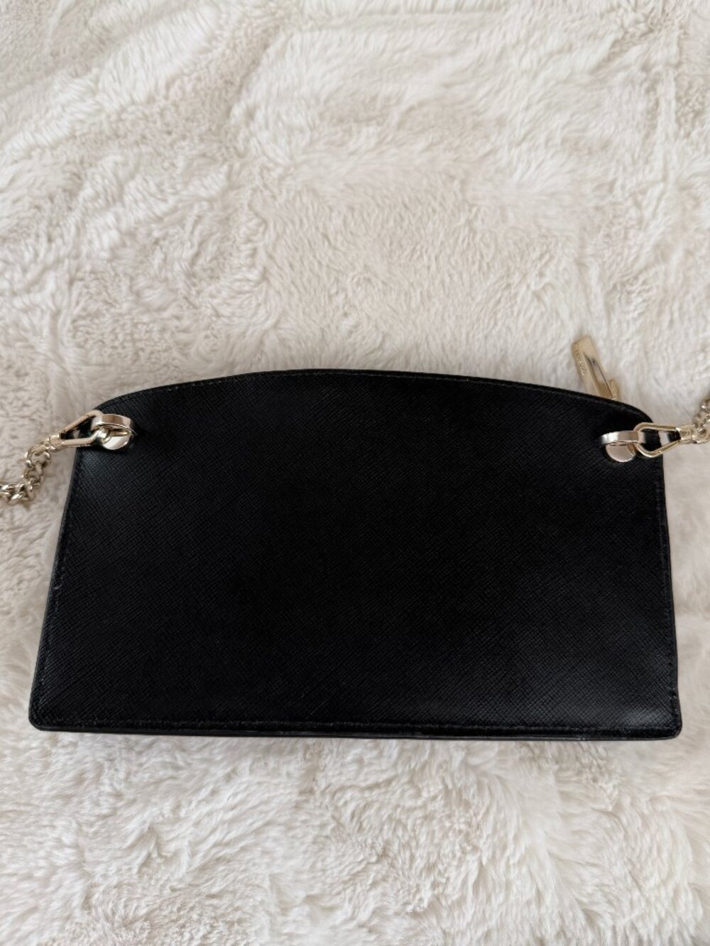 Kate Spade Spencer East West Phone Black Leather Crossbody Bag - Picture 7 of 15